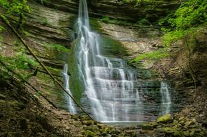 Wasserfall von Dioca, im Isere, Frankreich foto