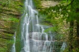 Wasserfall von Dioca, im Isere, Frankreich foto