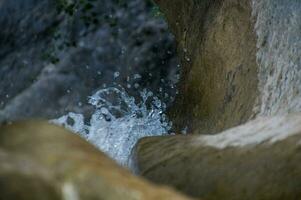 Wasserfall, Pontaix, im Drome, Frankreich foto