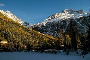 Chamonix, Haute Savoyen, Frankreich foto