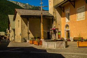 Ceillac Queyras im hoch Alpen im Frankreich foto