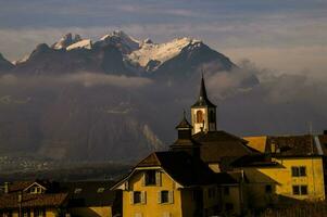 Yvorne, im Waadt, Schweiz foto