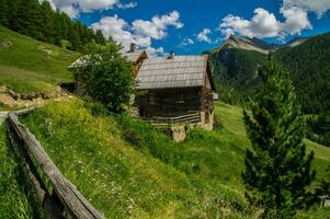 Chalmetten Ceillac im qeyras im hoch Alpen im Frankreich foto