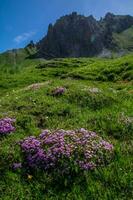 See clausis Ceillac inqeyras im hoch Alpen im Frankreich foto