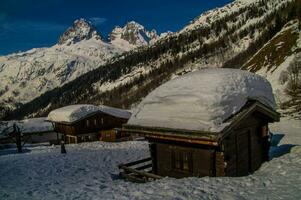 Tour, Chamonix, Haute Savoyen, Frankreich foto