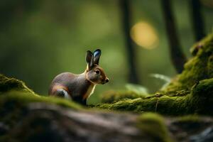 Foto realistisch heftig Allesfresser Tier im Natur mit KI-generiert