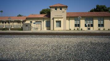 Zug Depot im Süd- Kalifornien foto