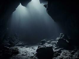 das Höhle von das unter Tage. foto