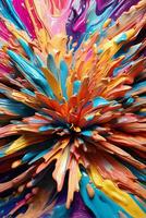 Ultra hell Farbe Explosion abstrakt Hintergrund. foto