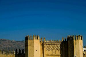 das Tor von das Palast von das Sultan von Marokko foto