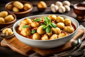 Italienisch Essen Rezepte zum das Feiertage. KI-generiert foto