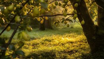 ai generiert Frische von Zitrusfrüchte Frucht, Natur gesund Essen, reif und saftig generiert durch ai foto