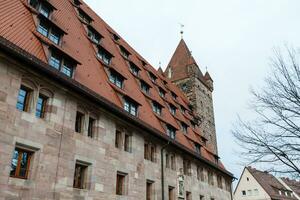 alt Stadt, Dorf von Nürnberg, Deutschland foto