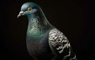 ai generativ Taube Vogel realistisch Fotografie foto