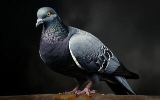 ai generativ Taube Vogel realistisch Fotografie foto