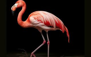 ai generativ amerikanisch Flamingo Vogel Fotografie foto