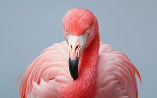 ai generativ amerikanisch Flamingo Vogel Fotografie foto