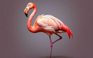 ai generativ amerikanisch Flamingo Vogel Fotografie foto