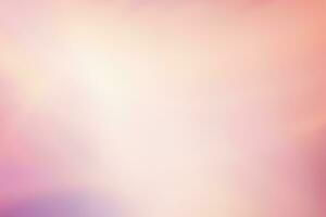 Sanft Rosa wolkig ist Gradient Pastell, abstrakt Bokeh Hintergrund im Süss Farbe foto