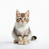 ai generativ Bilder - - süß Katze Studio Fotografie foto