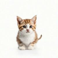 ai generativ Bilder - - süß Katze Studio Fotografie foto