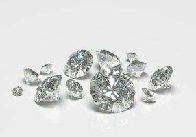 schön glänzend Diamant im brillant Schnitt - - Diamant Hintergrund,- Kristall Hintergrund foto