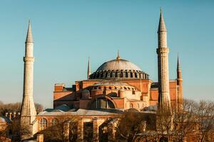 schön Straße im das alt Stadt von Istanbul, Truthahn foto