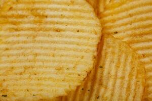 viele von Kartoffel Chips, Textur foto
