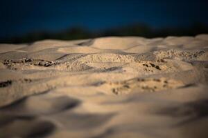 Sand Wellen auf das höchste Düne im Europa - - Düne von Pyla Pilat, Arcachon Bucht, Aquitanien, Frankreich foto