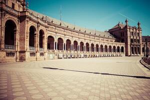 schön Platz de spanien, Sevilla, Spanien foto