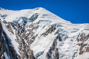 mont blanc Massiv,in das Chamonix mont blanc foto
