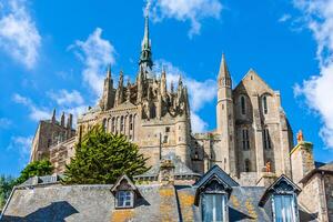 le mont Heilige Michel, Normandie, Frankreich foto