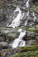 Wasserfall Natur und Reise Hintergrund, Norwegen foto