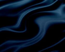 seidig abstrakt Satin- Vorhang dunkel Blau Hintergrund mit Seide Wellen. Hintergrund Design foto