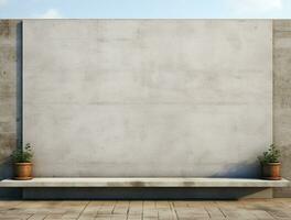 ai generiert Luxus modern Mauer Design Innere Hintergrund foto