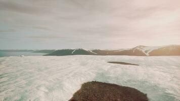 Antenne Aussicht von groß Gletscher foto