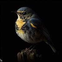 ai generiert ai generativ schließen oben von ein Vogel foto