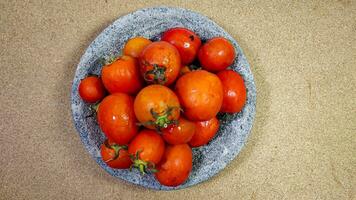 frisch und gesund Tomaten foto