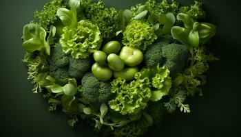 ai generiert Frische auf Teller gesund Gourmet Mahlzeit mit gegrillt Gemüse generiert durch ai foto