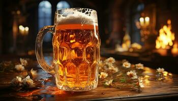 ai generiert ländlich Szene golden Weizen, reif Gerste, organisch Ernte, gesund Mahlzeit generativ ai foto