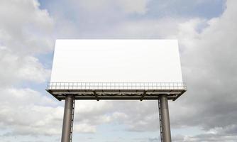 Billboard-Zeichen 3D gerenderte Darstellung foto