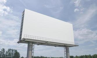 Billboard-Zeichen 3D gerenderte Darstellung foto