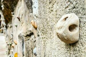 ein Felsen Klettern Mauer foto