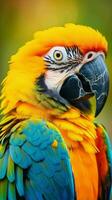 ai generiert Vogel von Brasilien Wälder foto