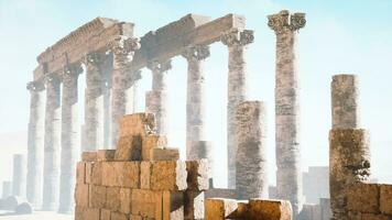 Ruinen von uralt Stadt von Palmyra foto