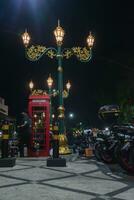 Malang, Indonesien - - November 09 2023 - - malang Erbe Atmosphäre beim Nacht im malang Stadt, Indonesien foto