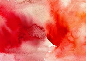abstrakt Koralle rot Aquarell Textur Hintergrund foto