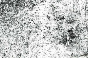 Grunge-Hintergrund von Schwarz und Weiß. abstrakte Illustration Textur von Rissen, Chips, Punkt isoliert auf transparentem Hintergrund png-Datei. foto