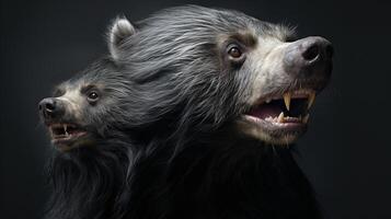 ai generiert Binturong vollr natura Tier Hintergrund Hintergrund foto