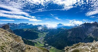 Naturpark puez Geisler Italien Dolomiten Sommer- Wandern foto
